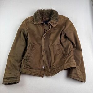 Abercrombie & Fitch Adirondack Sherpa Lined Utility Jacket Size L